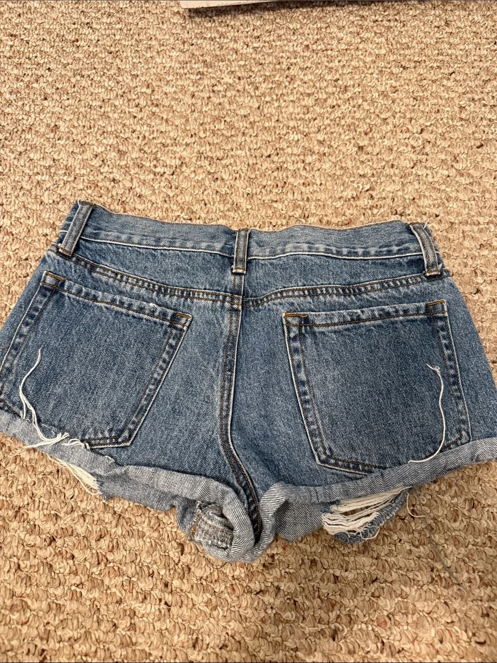 Denim Distressed Women's Shorts